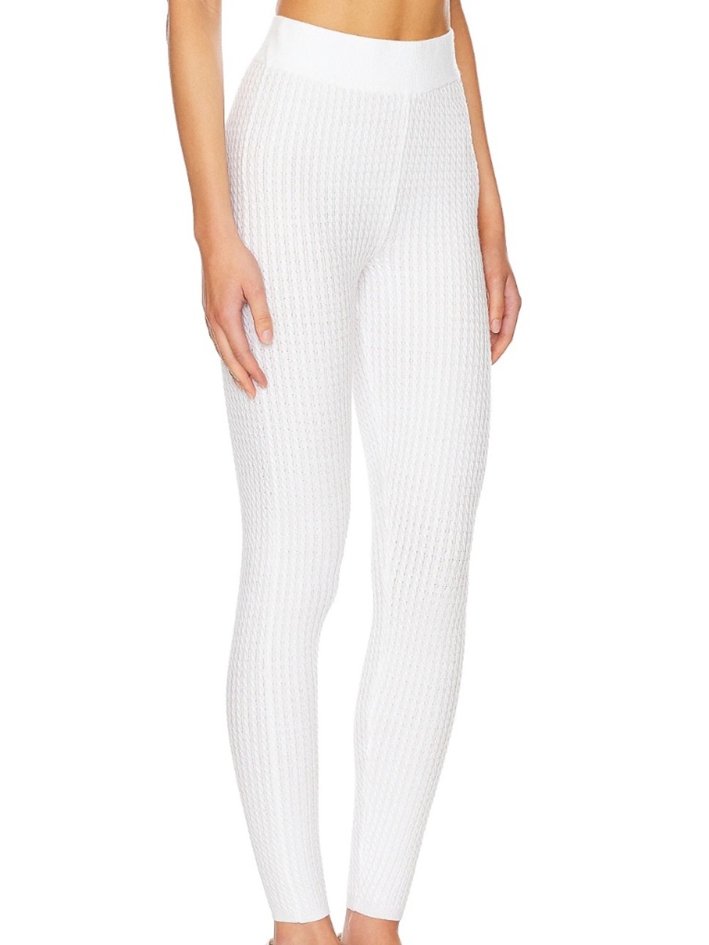 WeWoreWhat X Revolve Cable Knit Legging White Small